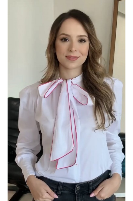 Camisa Laço Rosa